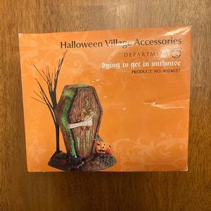 Department 56 Dying to Get In Outhouse